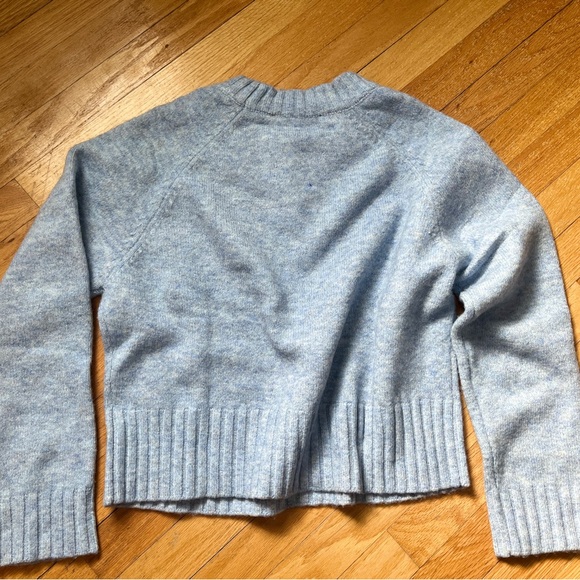 French Connection M marled Blue Sweater - Picture 3 of 6